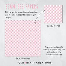 Load image into Gallery viewer, 100 Quatrefoil Pattern Digital Papers (Color)