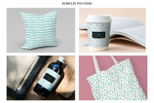 Load image into Gallery viewer, Aqua Scandi Doodle Papers