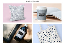 Load image into Gallery viewer, Navy Scandi Doodle Papers