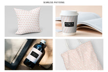 Load image into Gallery viewer, Peach Scandi Doodle Papers