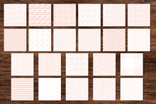 Load image into Gallery viewer, Peach Scandi Doodle Papers