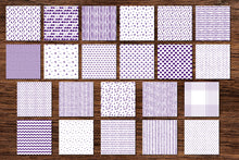 Load image into Gallery viewer, Purple Scandi Doodle Papers