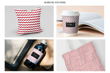 Load image into Gallery viewer, Red Scandi Doodle Papers