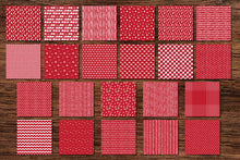 Load image into Gallery viewer, Red Scandi Doodle Papers