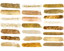Load image into Gallery viewer, Gold Brush Strokes