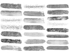 Load image into Gallery viewer, Silver Brush Strokes
