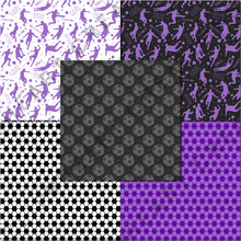 Load image into Gallery viewer, Purple Soccer Seamless Digital Papers