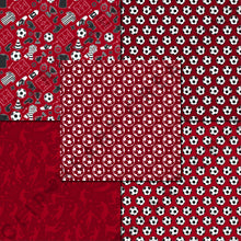 Load image into Gallery viewer, Red Soccer Seamless Digital Papers