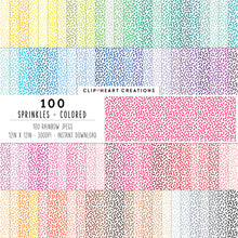Load image into Gallery viewer, 100 Sprinkles Digital Papers (Color)
