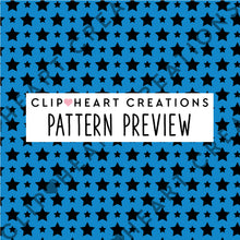 Load image into Gallery viewer, 100 Stars Pattern Digital Papers (Black)