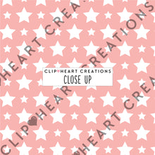 Load image into Gallery viewer, 100 Stars Pattern Digital Papers (White)