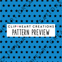 Load image into Gallery viewer, 100 Stars Pattern Digital Papers (Black)