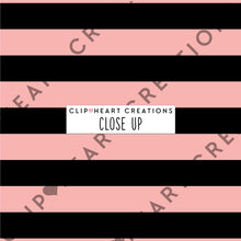 Load image into Gallery viewer, 100 Large Stripes Pattern Digital Papers (Black)