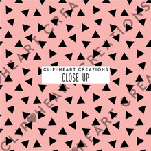 Load image into Gallery viewer, 100 Triangle Pattern Digital Papers (Black)