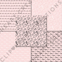 Load image into Gallery viewer, Valentines Day Blush Digital Papers