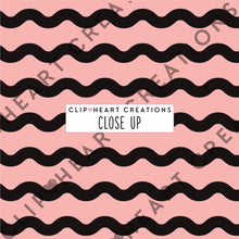 Load image into Gallery viewer, 100 Large Waves Pattern Digital Papers (Black)