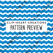 Load image into Gallery viewer, 100 Large Waves Pattern Digital Papers (White)