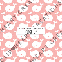 Load image into Gallery viewer, 100 Whale Pattern Digital Papers (White)