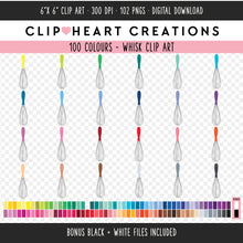 Load image into Gallery viewer, 100 Whisk Digital Clip Art