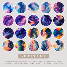 Load image into Gallery viewer, Abstract Inks Seamless Digital Papers
