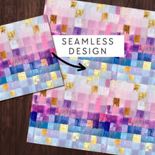 Load image into Gallery viewer, Abstract Checkered Pastels Seamless Digital Papers
