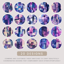 Load image into Gallery viewer, Abstract Purple Seamless Digital Papers
