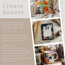 Load image into Gallery viewer, Abstract Scrapbook Seamless Digital Papers
