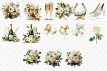 Load image into Gallery viewer, Bridal Florals Clipart
