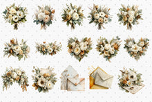 Load image into Gallery viewer, Bridal Florals Clipart
