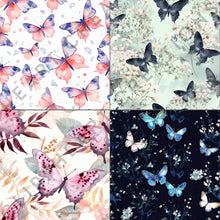 Load image into Gallery viewer, Watercolor Butterfly Pattern Digital Papers
