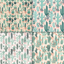 Load image into Gallery viewer, Cacti Pattern Digital Papers
