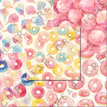 Load image into Gallery viewer, Watercolor Candy Dreams Seamless Digital Papers
