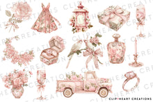 Load image into Gallery viewer, Chinoiserie Valentines Clip Art
