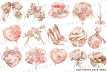 Load image into Gallery viewer, Chinoiserie Valentines Clip Art
