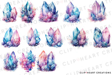 Load image into Gallery viewer, Magic Crystals Clipart Collection
