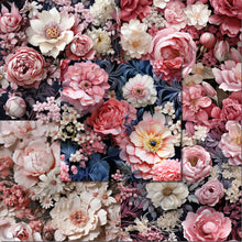 Load image into Gallery viewer, Romantic Floral Ephemera Seamless Digital Papers
