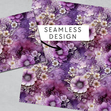 Load image into Gallery viewer, Purple Ephemera Seamless Digital Papers
