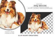 Load image into Gallery viewer, Dog Breeds Clipart Collection
