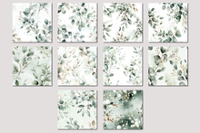 Load image into Gallery viewer, Soft Eucalyptus Seamless Digital Papers
