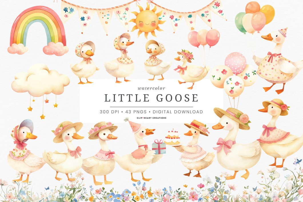 Little Goose Clipart