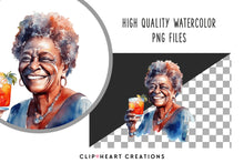 Load image into Gallery viewer, Grannies Watercolor Clipart Set
