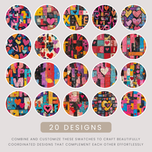 Load image into Gallery viewer, Grunge Love Digital Paper Pack
