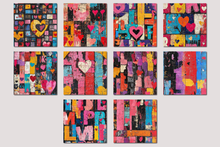 Load image into Gallery viewer, Grunge Love Digital Paper Pack
