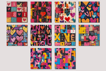 Load image into Gallery viewer, Grunge Love Digital Paper Pack
