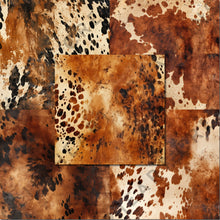 Load image into Gallery viewer, Cowhide Leather Western Digital Papers
