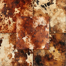 Load image into Gallery viewer, Cowhide Leather Western Digital Papers
