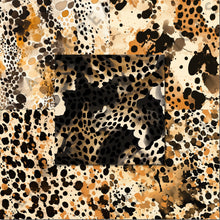 Load image into Gallery viewer, Watercolor Leopard Print Seamless Digital Papers
