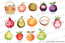 Load image into Gallery viewer, Little Fruits Clip Art
