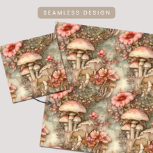 Load image into Gallery viewer, Mushroom Ephemera Digital Paper
