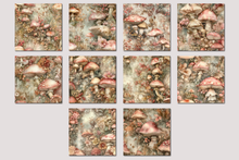 Load image into Gallery viewer, Mushroom Ephemera Digital Paper
